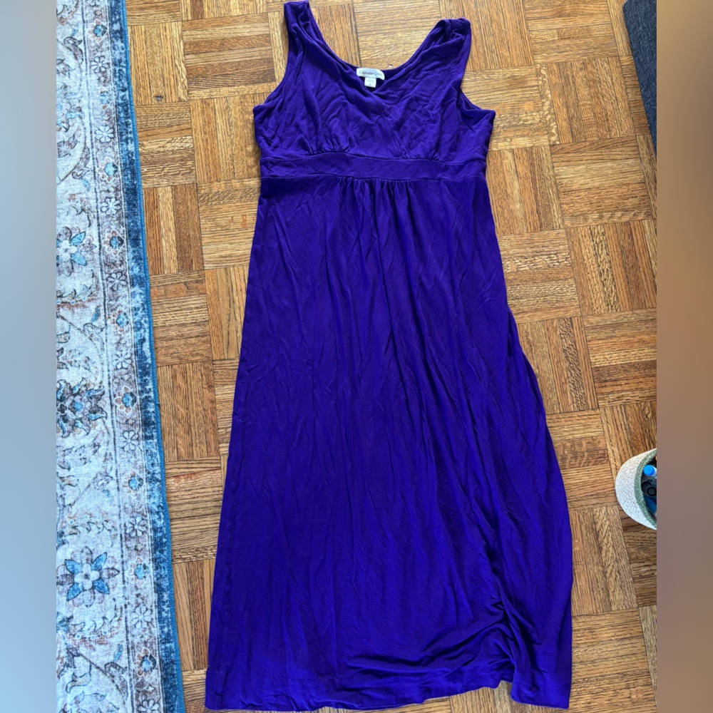 Coldwater Creek Vibrant Purple Maxi Dress